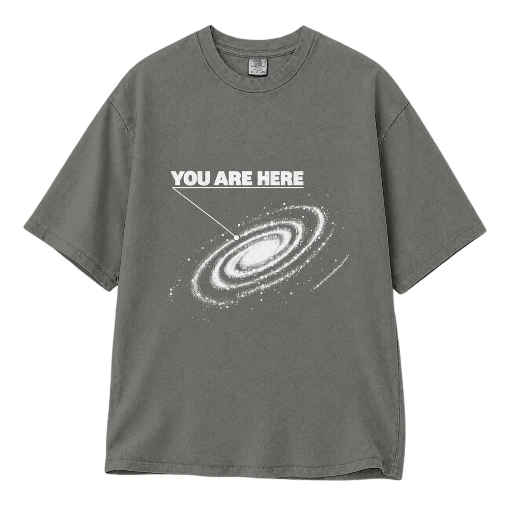 You Are Here Milky Way Galaxy Shirt, Vintage Astronomy Graphic for Space Fans, Tee, Hoodie, Sweatshirt - 1