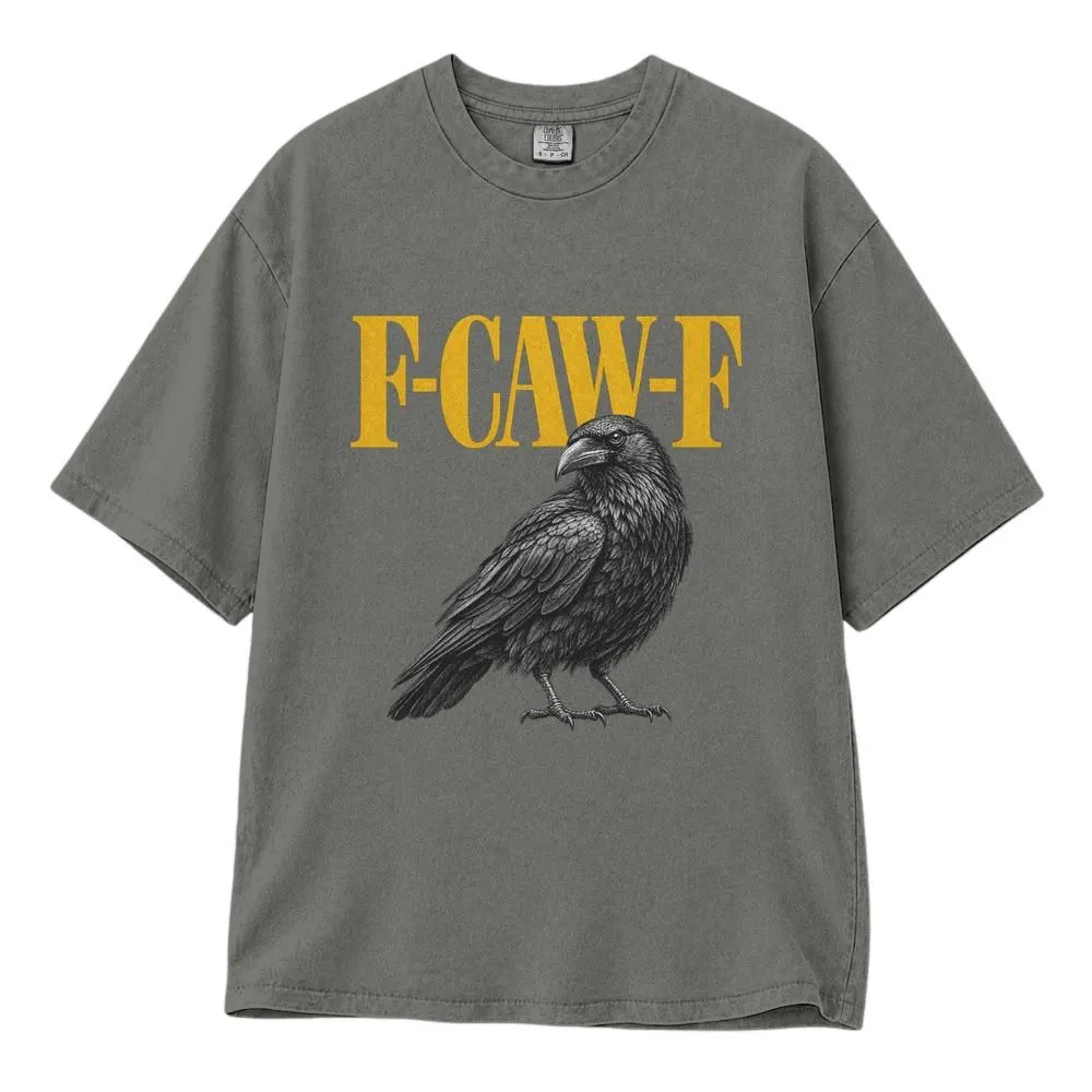 Raven F-Caw-F Shirt, Funny Anti-Social Bird Humor for Crow Lovers, Tee, Hoodie, Sweatshirt - 1