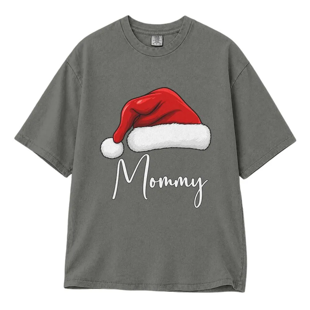 Matching Family Christmas Funny Christmas Shirt, Personalized Santa Hat Name Design, Holiday Tee, Hoodie, Sweatshirt - 1