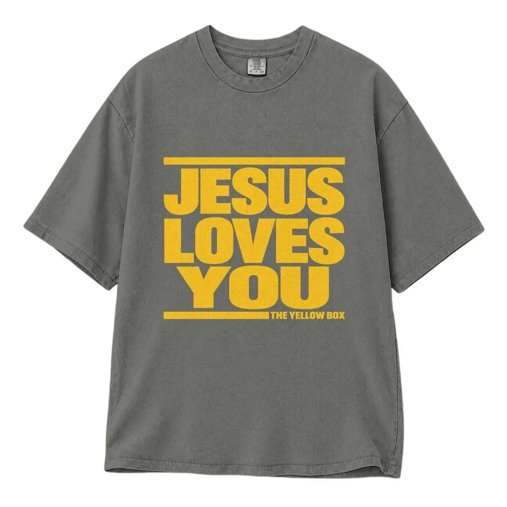 Jesus Loves You Shirt in a Box Christian Faith Message Shirt, Bold Typography Tee, Hoodie, Sweatshirt - 1