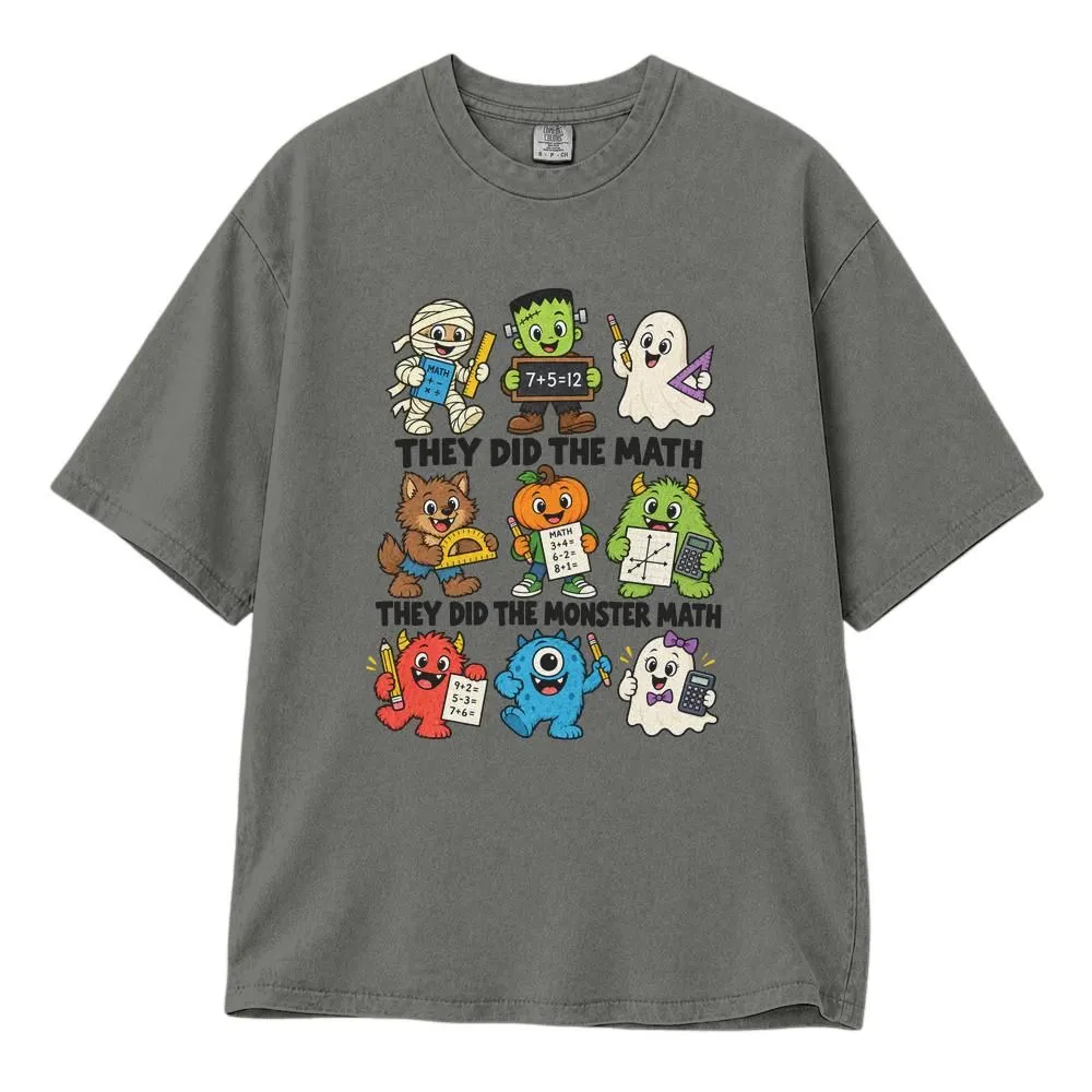 Halloween Monster Math Shirt, Teacher and Spooky Classroom Design, Men Shirt, Tee, Hoodie, Sweatshirt - 1