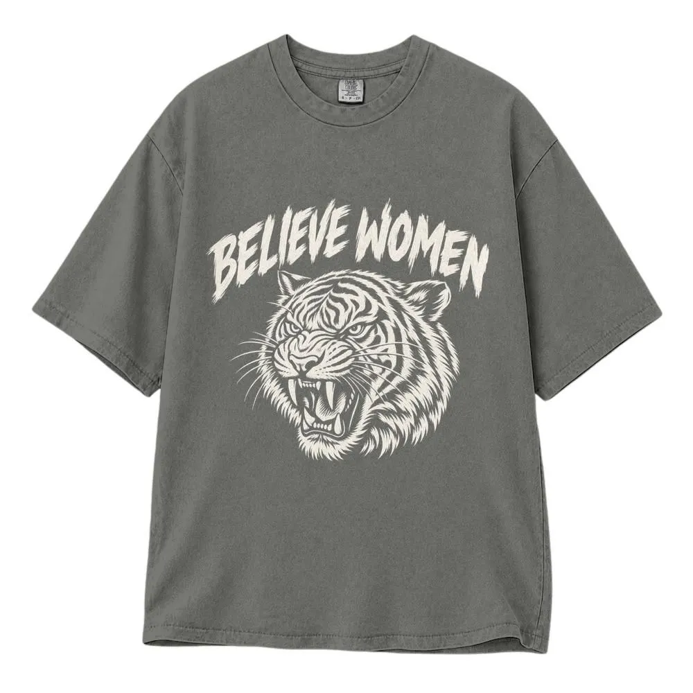 Believe Women Freedom Shirt, Women's Rights Protest Graphic for Feminists, 90s Grunge Tee, Hoodie, Sweatshirt - 1