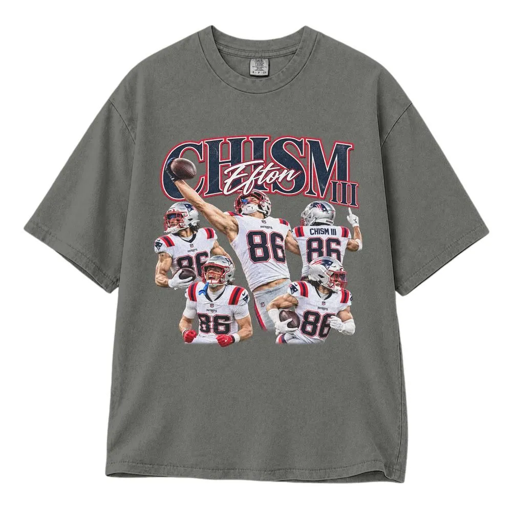 Efton Chism III Retro Football Shirt, Vintage Bootleg Game Day Fan Graphic, Tee, Hoodie, Sweatshirt - 1