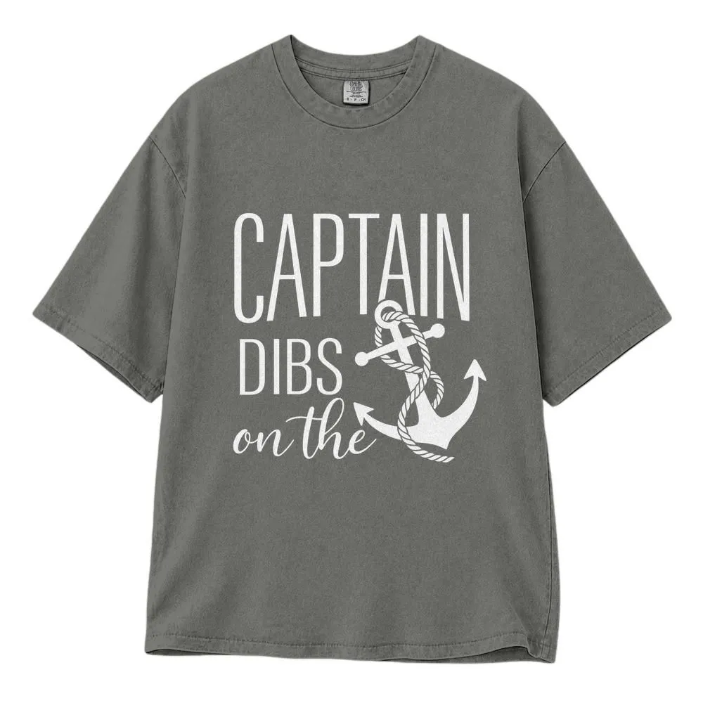 Dibs on the Captain Shirt, Funny Captain Save a Ho Shirt for Lake Boating, Nautical Gift, Tee, Hoodie, Sweatshirt - 1