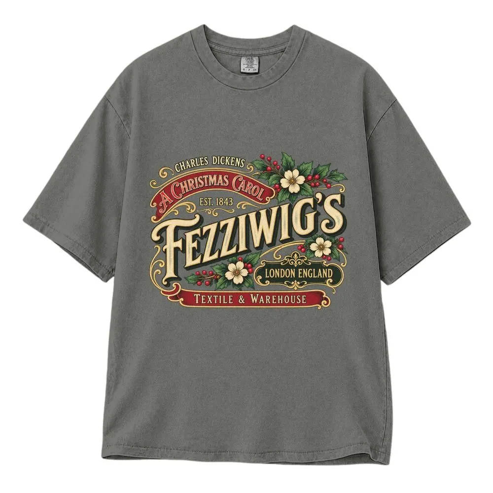 A Christmas Carol and Fezziwig's Shop Shirt for Dickens Fans, Vintage Literary Holiday Tee, Hoodie, Sweatshirt - 1