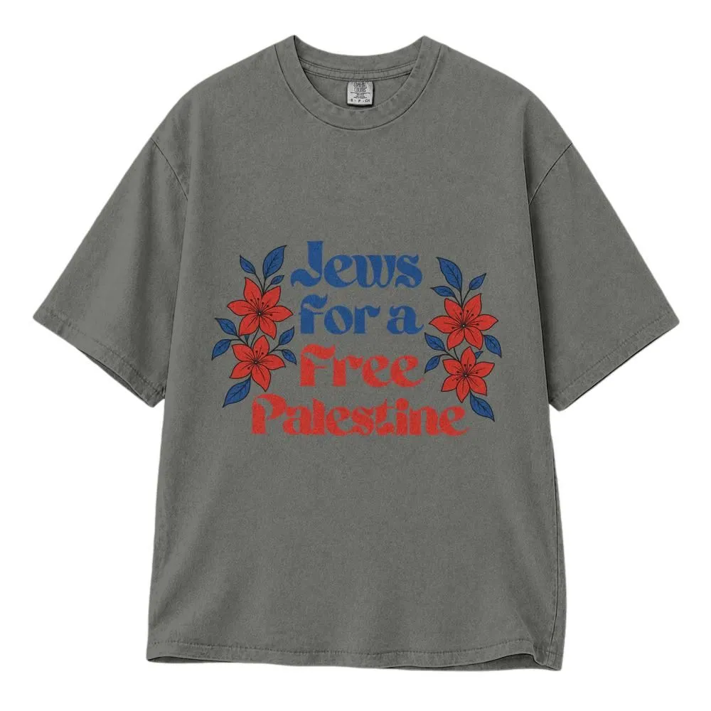 Jews for a Free Palestine Shirt, Floral Jewish Solidarity Design, Zach Bryan Free Palestine Shirt Keyword, Tee Hoodie Sweatshirt - 1