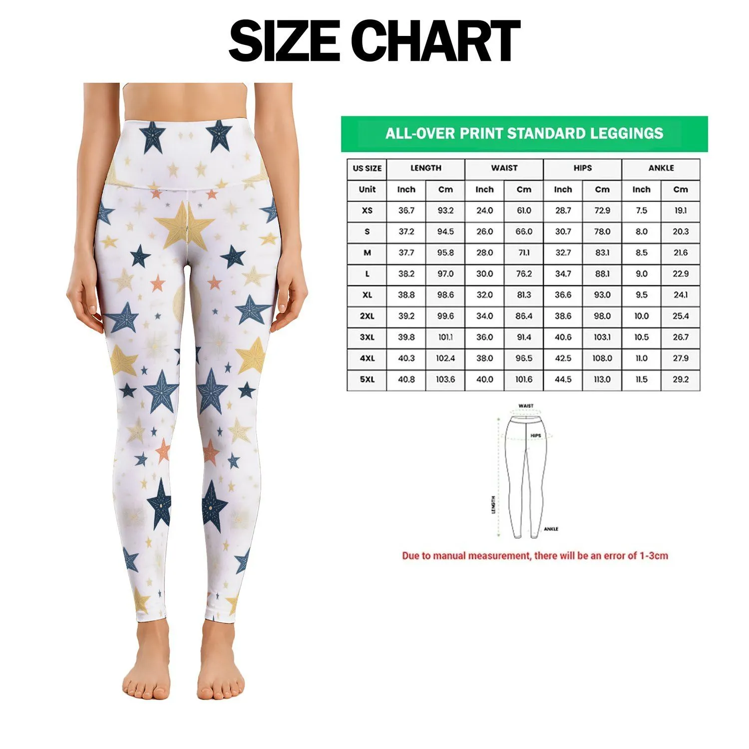 Sage Green Celestial Stars for Yoga, Pilates, Gym Sessions, and Everyday Activewear Style Leggings - 1