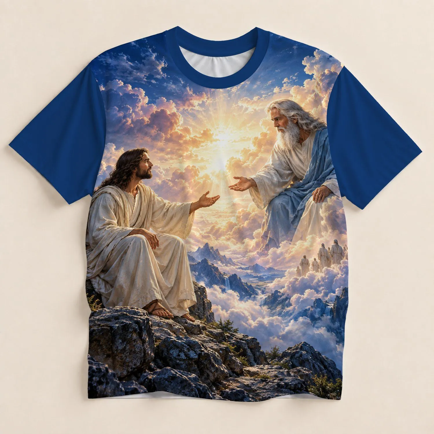 Sacred Sky Encounter for Quiet Reflection and Everyday Outdoor Adventures All-over Print Unisex T-shirt - 1