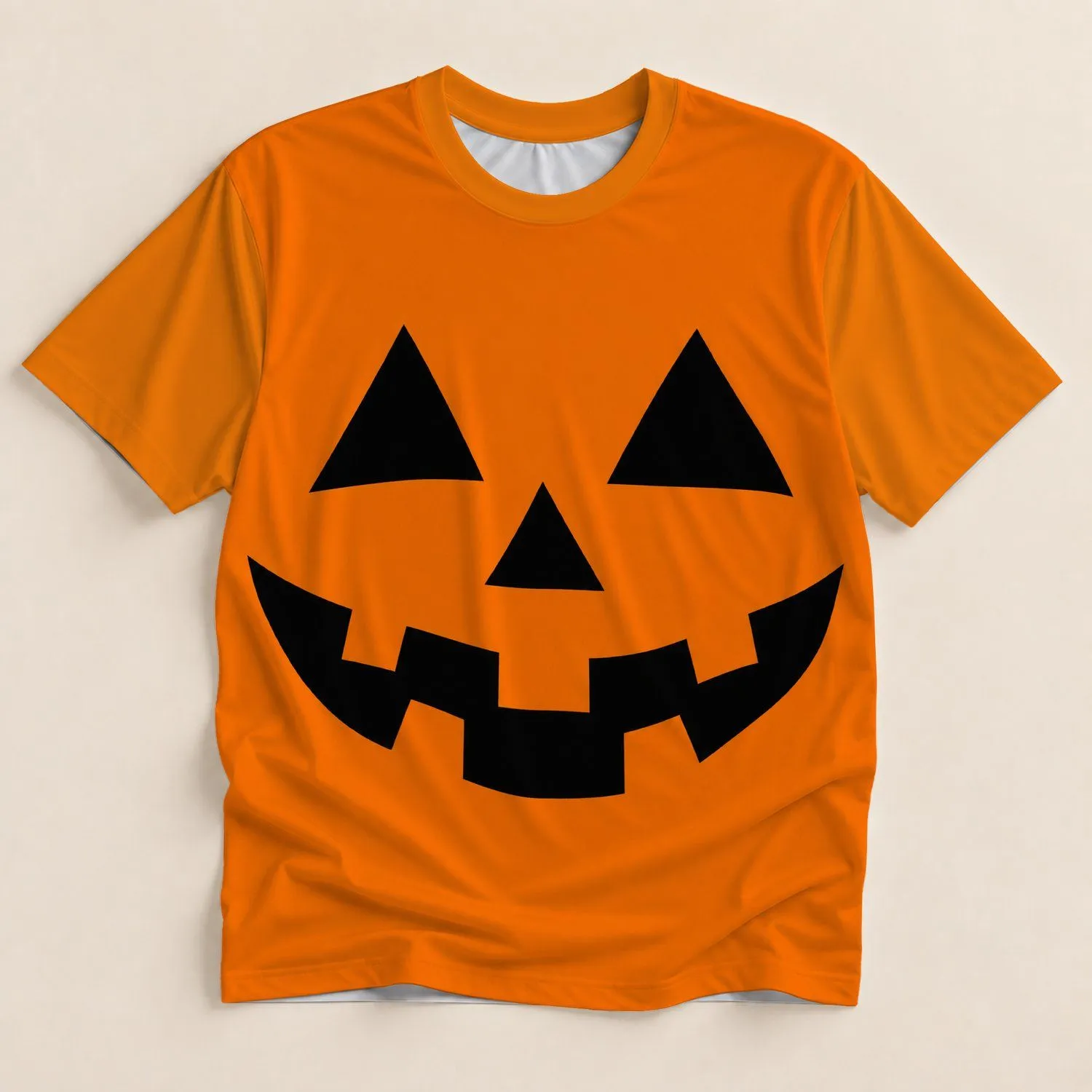 Jack O Lantern Grin for Halloween Parties and Festive October Nights All-over Print Unisex T-shirt - 1