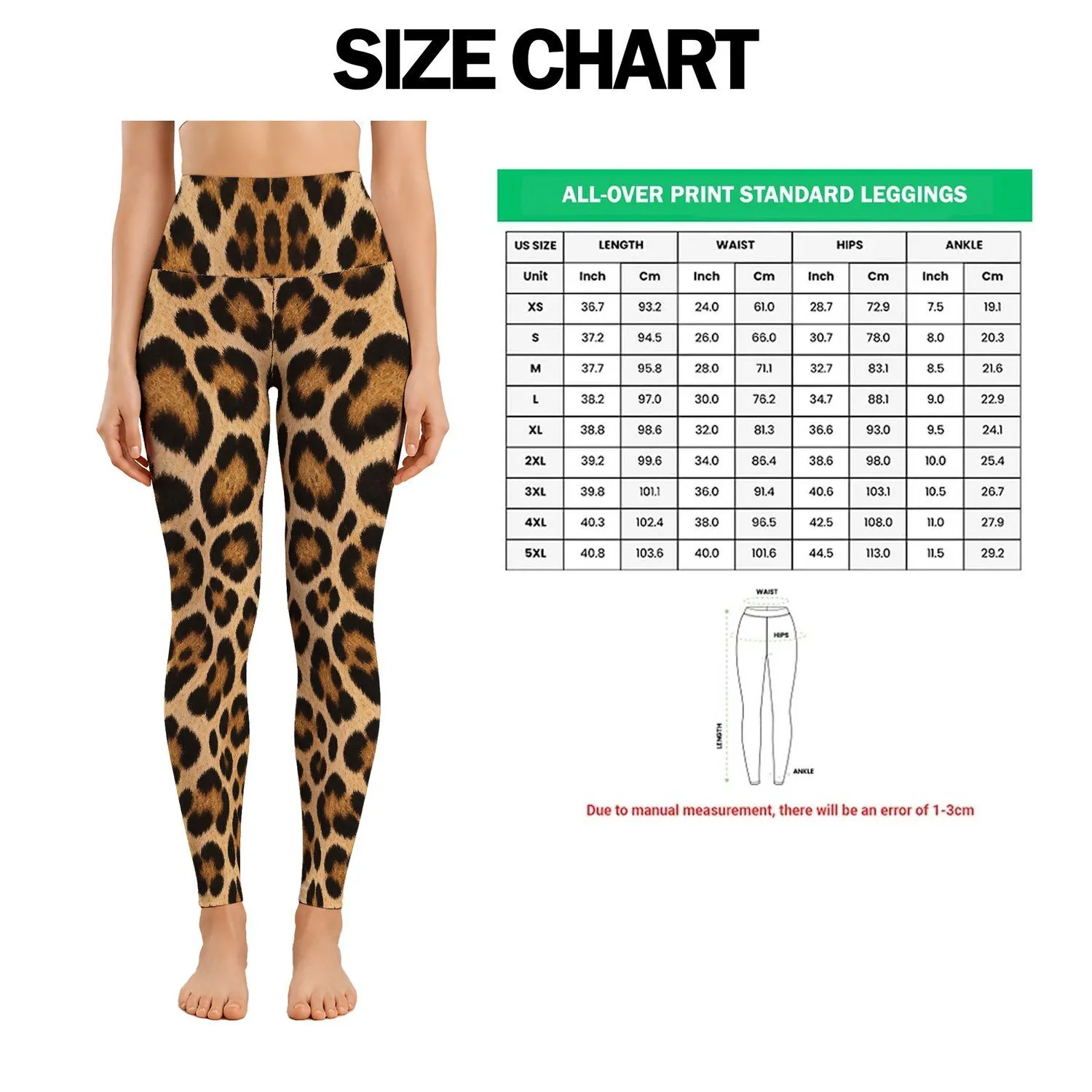 Warm-Toned Leopard Spots for Weekend Outfits, Travel Days, and Everyday Wild Style Leggings - 1
