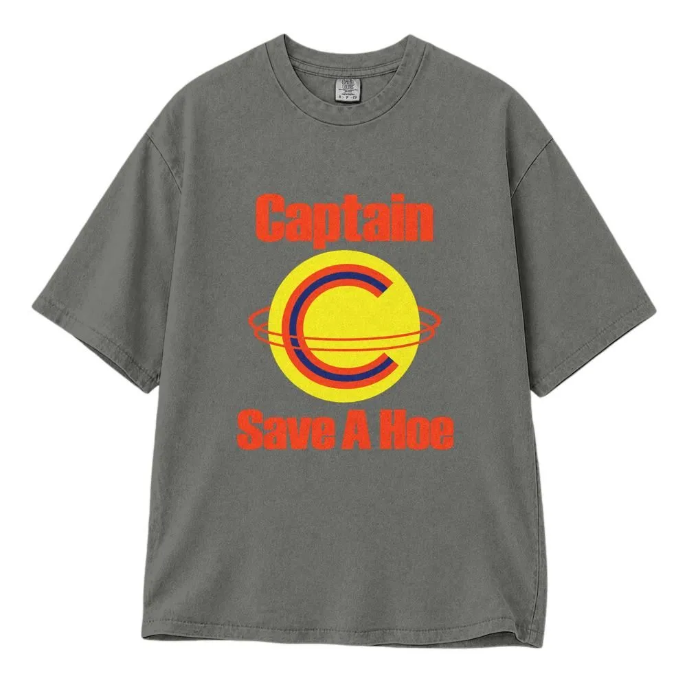 Captain Save a Hoe Shirt, Funny Retro Superhero Meme for Men, Sarcastic Y2K Streetwear Tee, Hoodie, Sweatshirt - 1