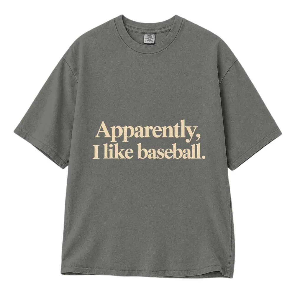 Apparently I Like Baseball, Milwaukee Brewers Shirt for Baseball Moms, Embroidered Style Tee, Hoodie, Sweatshirt - 1