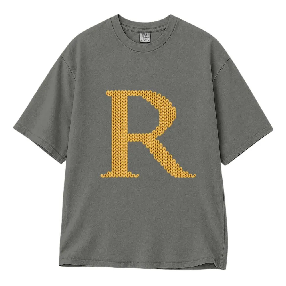 Custom Knit Letter Shirt, Long Sweater Style, Personalized Wizard Fan Christmas Gift, Tee Hoodie Sweatshirt - 1