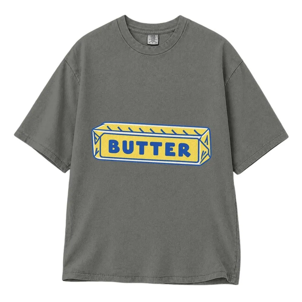 Retro Butter Embroidery, Quince Shirt for Food Lovers, Funny Vintage Style, Tee, Hoodie, Sweatshirt - 1