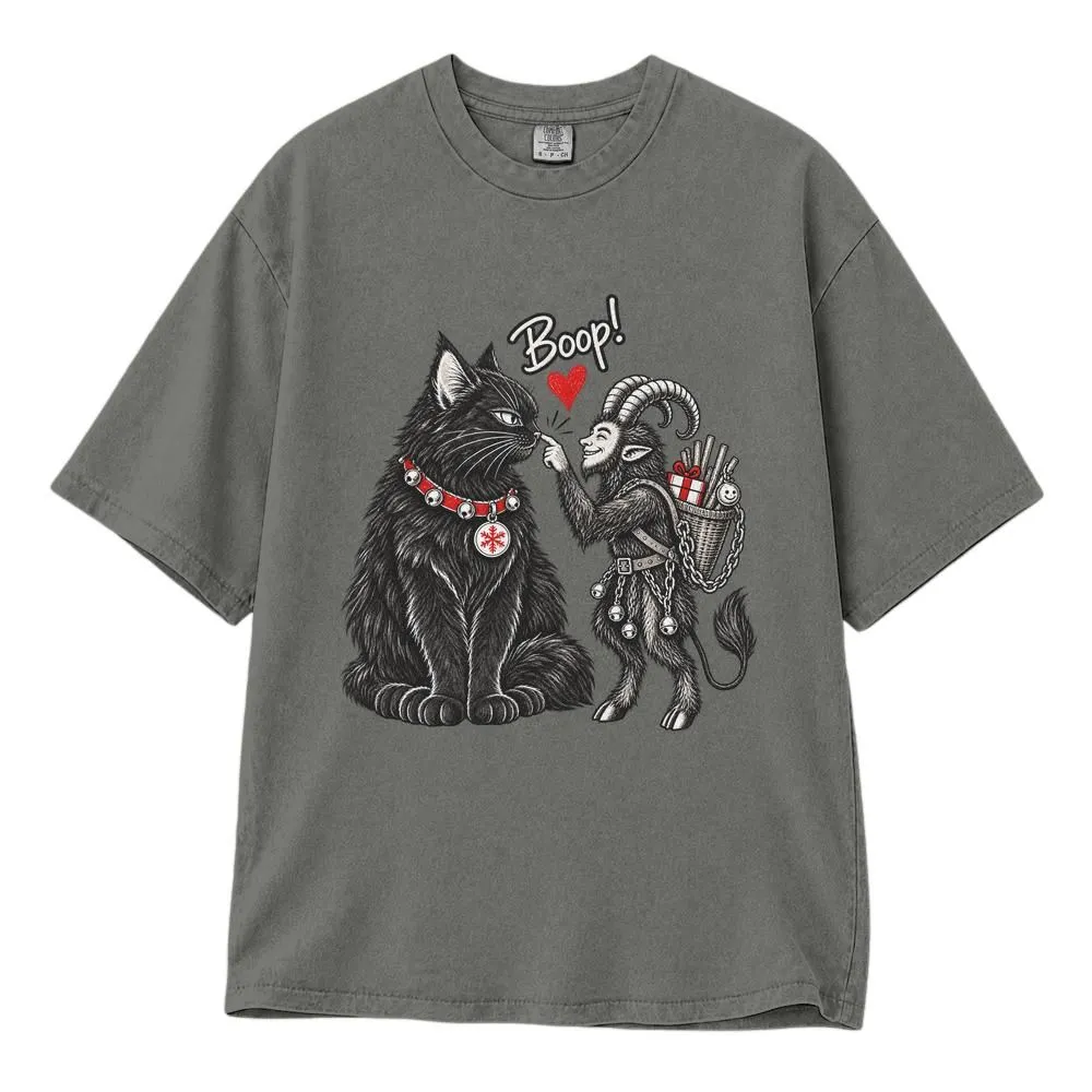 Funny Krampus Ornament Shirt, Yule Cat Boop Christmas Folklore Tee, Hoodie, Sweatshirt - 1