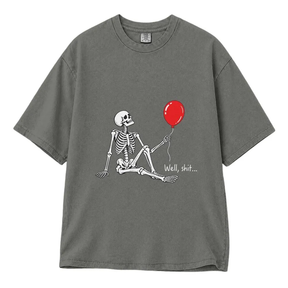Funny Skeleton Balloon Billabong Shirt, Halloween Dark Humor Style, Tee, Hoodie, Sweatshirt - 1