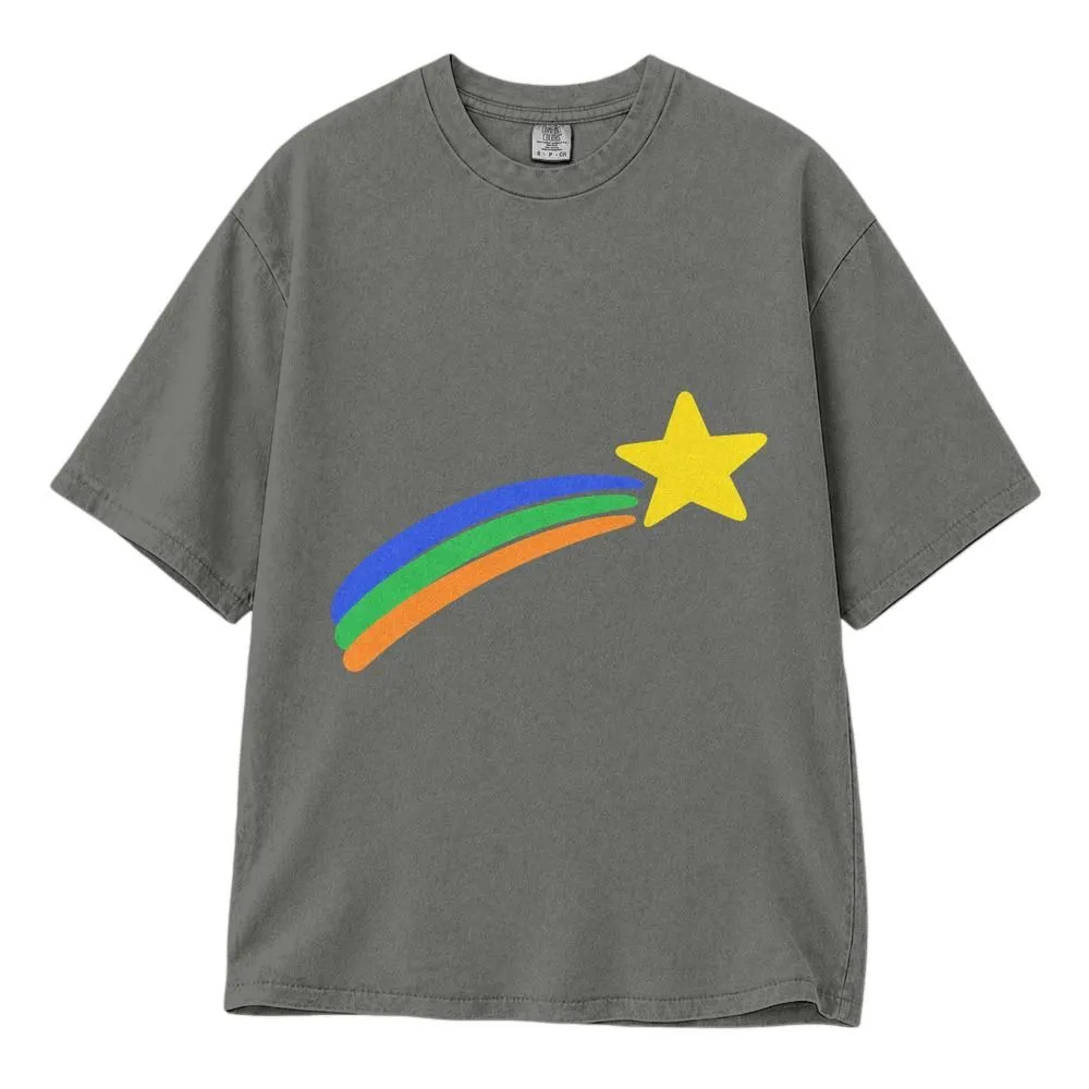 Mabel Pines Rainbow Shooting Star Shirt, Cartoon Fan and Halloween Costume Style, Tee Hoodie Sweatshirt - 1