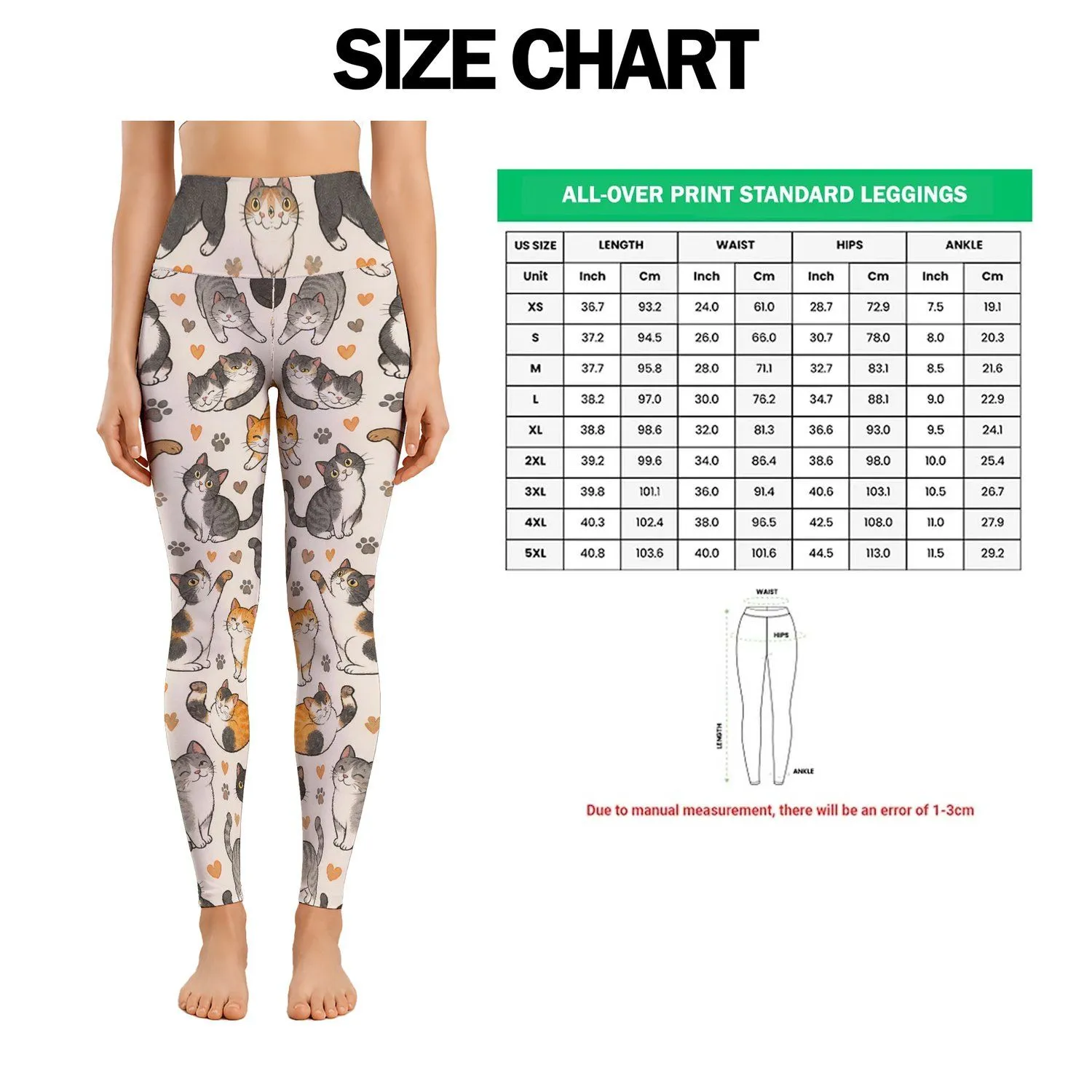 Playful Orange, Gray And Brown Cats For Cozy Everyday Style And Cat Lover Weekends Leggings - 1