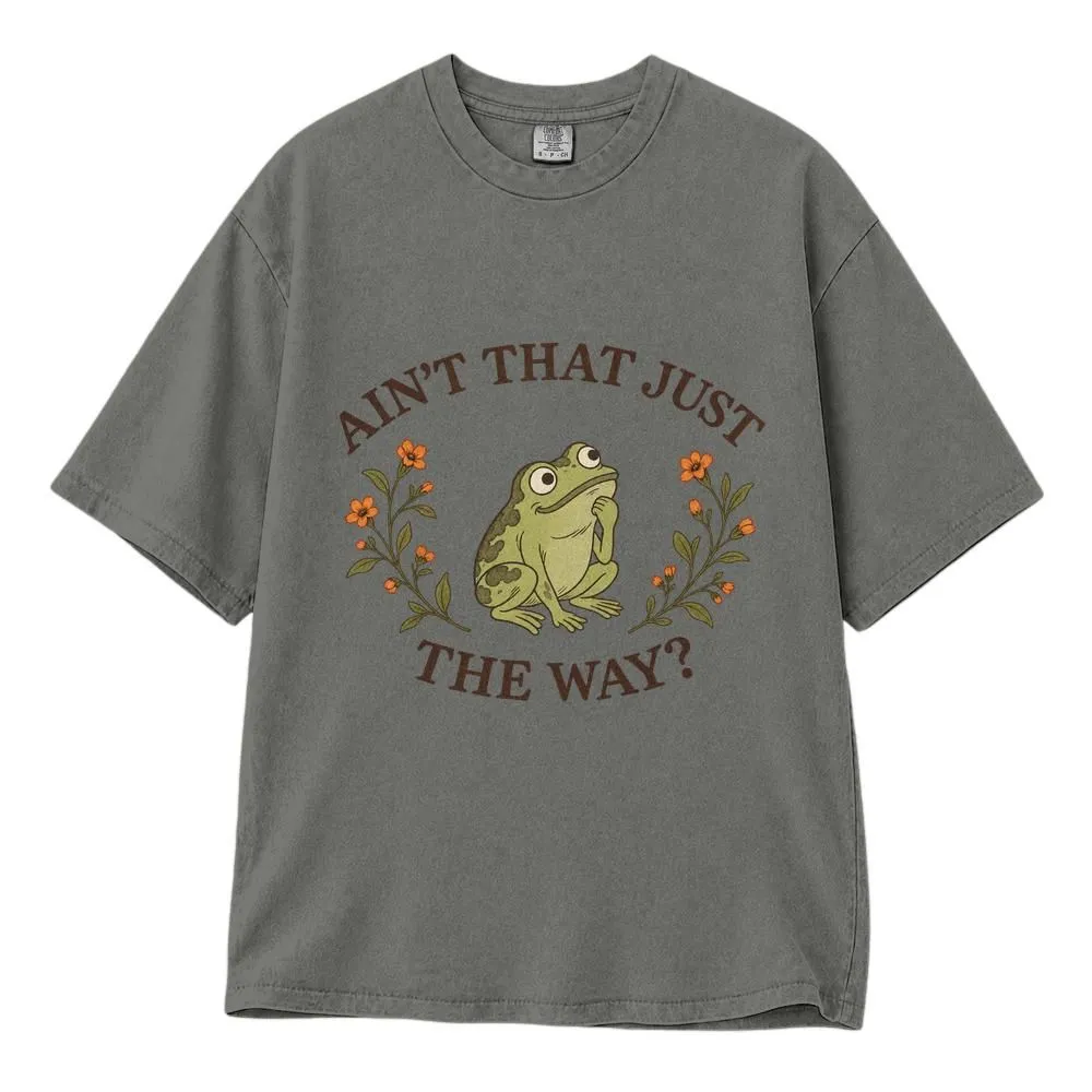 Funny Frog Ain't That Just the Way Shirt, Shetland Sweater Style Friendship Gift, Vintage Fall Tee, Hoodie, Sweatshirt - 1