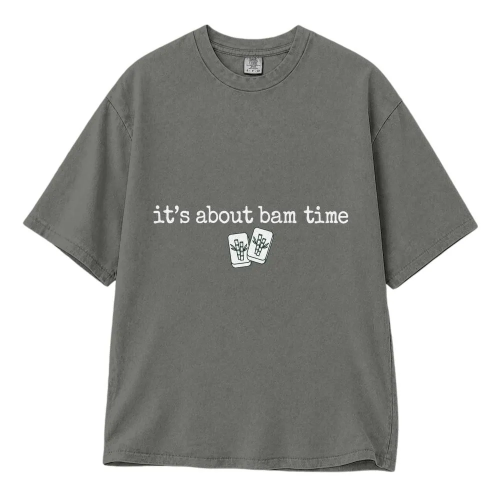 It's About Bam Time Mahjong Shirt, Mens Shirt Style Game Night Gift, Tee, Hoodie, Sweatshirt - 1