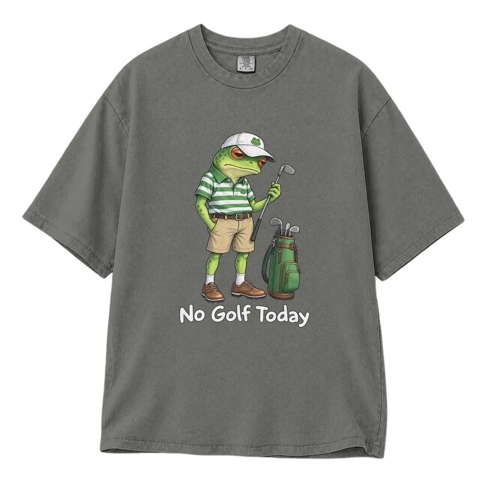 No Golf Today Frog Golfer Shirt, Funny Golf Dad Gift, Sarcastic Humor Tee, Hoodie, Sweatshirt - 1