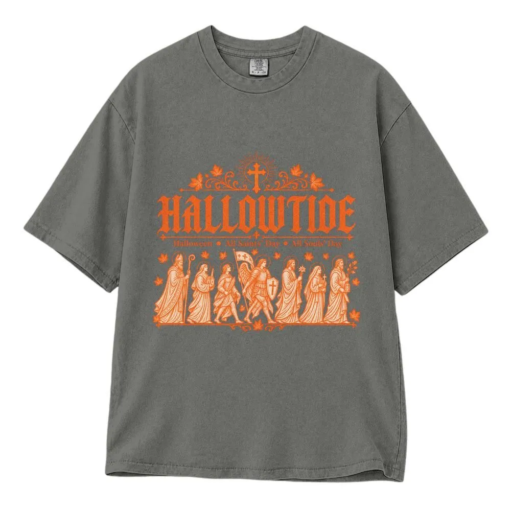 Hallowtide All Saints Shirt, Catholic Halloween and All Souls Day Vintage Christian Apparel, Tee, Hoodie, Sweatshirt - 1