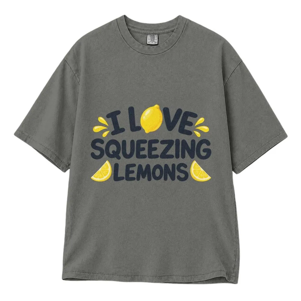 I Love Squeezing Lemons Yellow Shirt, Citrus Pun for Couples, Valentine's Gift, Tee Hoodie Sweatshirt - 1