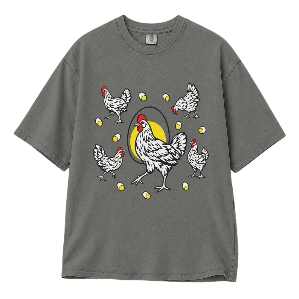Chicken Costume Shirt, Roseanne-Inspired Halloween Outfit for Adults, Retro Farm Animal Tee, Hoodie, Sweatshirt - 1