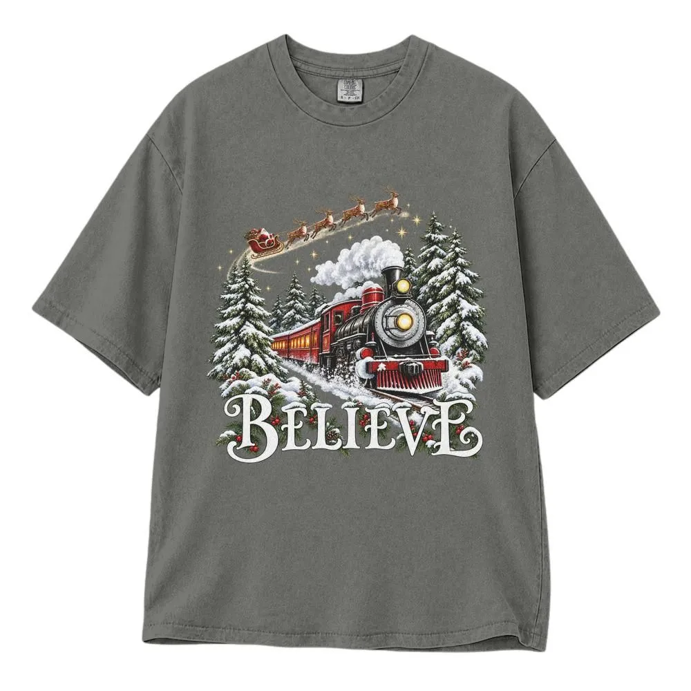 Polar Express Believe Christmas Gift Ideas Shirt, Festive Holiday Style, Tee, Hoodie, Sweatshirt - 1