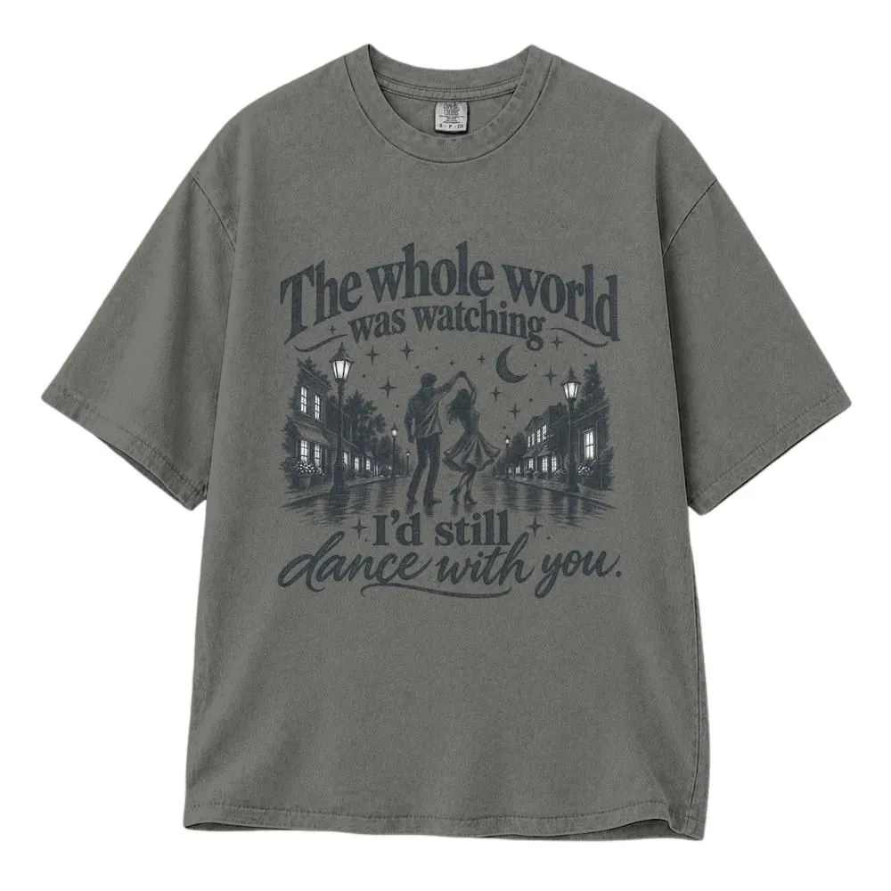 Niall Horan The Whole World Was Watching Dance With You Shirt, Romantic Music Fan Gift, Vintage Lyric Art Tee, Hoodie, Sweatshirt - 1