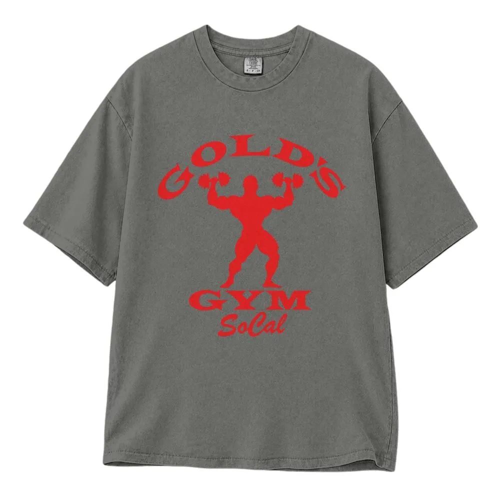 Gold's Gym SoCal Gold Shirt, Connor Storrie Fan Gift, Retro Bodybuilding Style Tee, Hoodie, Sweatshirt - 1