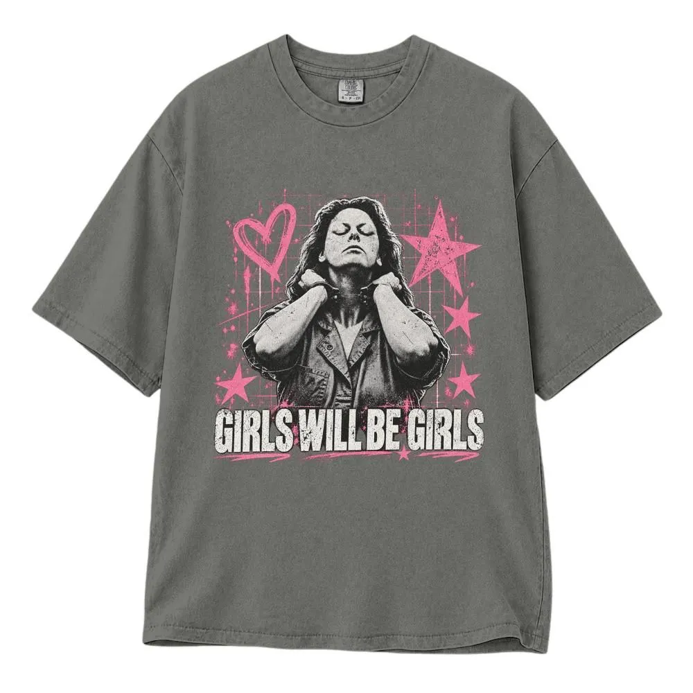 Aileen Wuornos Girls Will Be Girls Shirt, Mens Pink Shirt for True Crime Fans, Vintage Retro Graphic Tee, Hoodie, Sweatshirt - 1