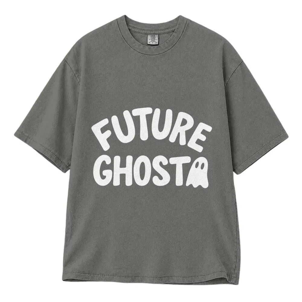 Future Ghost Crewneck Sweatshirt Shirt, Funny Halloween Party Graphic, Spooky College Style, Tee, Hoodie, Sweatshirt - 1