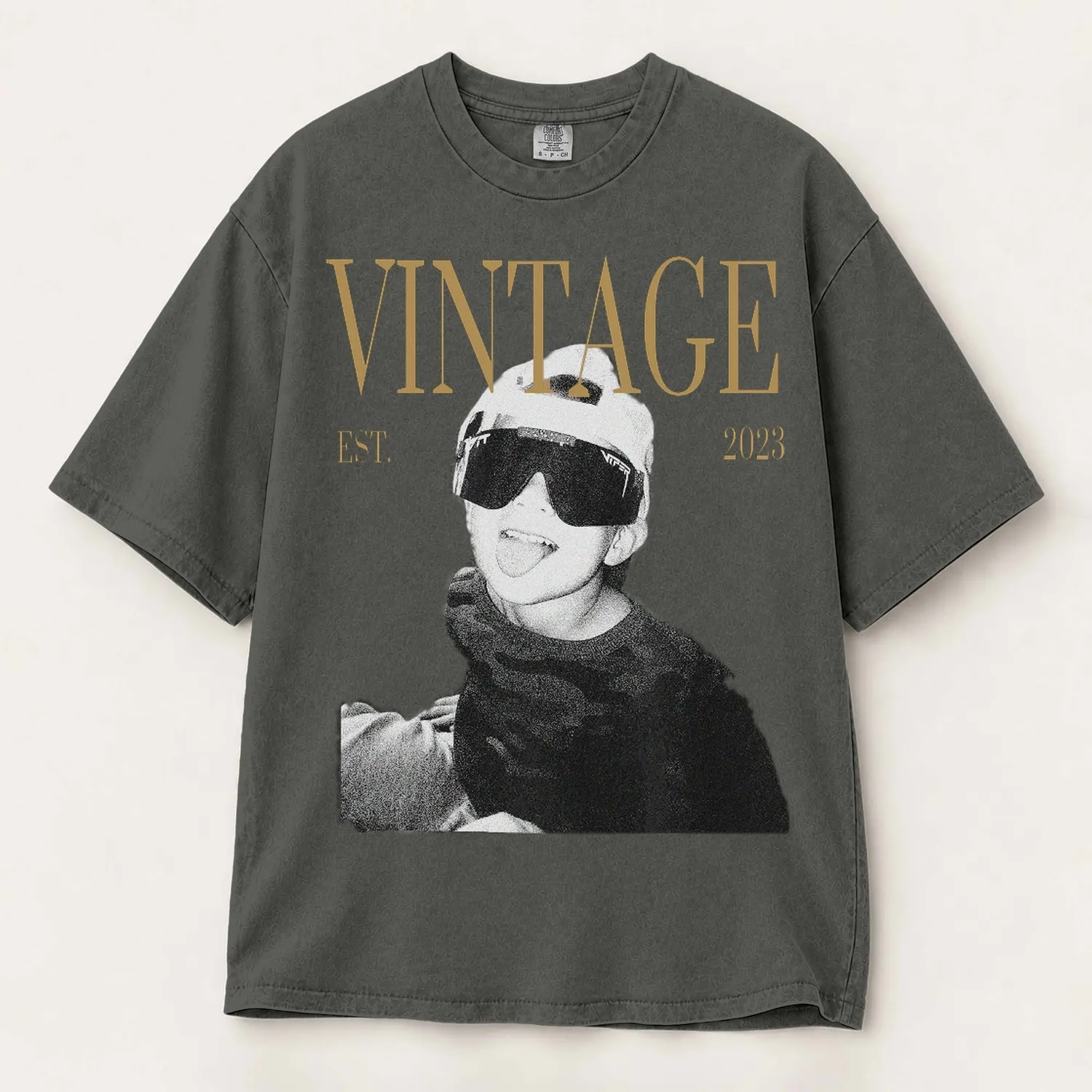 Personalized Bootleg Tee – Custom Photo, Name & Year, Vintage Est. Magazine Cover Birthday Gift - 1