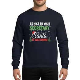 Workplace Holiday Humor Black Festive Graphic with White Green Red Typography, Arched Christmas Lights, Santa Hat & Stylized Trees Snowflakes Sweatshirt