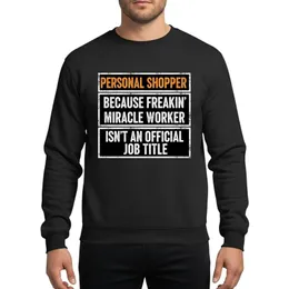 Retail Professionals' Bold Distressed Black Orange White Stacked Typography Humor Sweatshirt