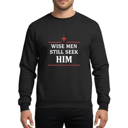 Holiday Season Lovers' White Bold Serif Stacked Text Red Star Minimalist Typographic Design Sweatshirt