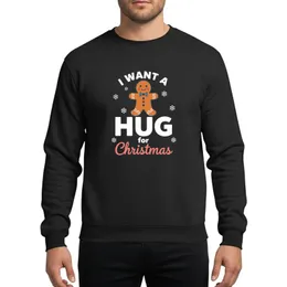 Holiday Enthusiasts' Cheerful Gingerbread Man Dark Blue Bow Tie White Icing Pink Coral Christmas Script Sweatshirt