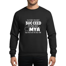 Personalized Humor Fans' Whimsical White Hand-Drawn Typographic Advice on Black with Playful Speech Bubble Sweatshirt