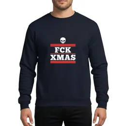 Alternative Style Enthusiasts Minimalist White Skull & Distressed Slab-Serif Text with Bold Red Bars Sweatshirt