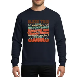 Humorous Holiday Foodie's Retro Distressed Mac & Cheese Typography Burnt Orange Teal Gold Holly Sweatshirt