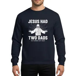 Modern Spirituality Fans' White Distressed Sunburst Figure with Affirmative 'Turned Out Okay' Phrase Sweatshirt