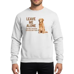 Golden Retriever Owners' Flat Illustrative Sandy Beige Caramel Art Stacked Warm Brown Typography Sweatshirt