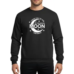 Sarcasm Lovers' Bold White Sans-Serif Moon & Stars Parody Typography Graphic Sweatshirt