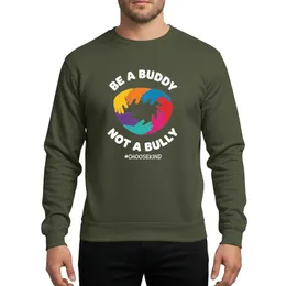 Kids' and Teens' Vibrant Seven Hands Heart Buddy Kindness Unity Graphic Sweatshirt