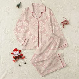 Women's Blush Pink Cream Off-White Delicate Floral Lace Scalloped Filigree Pattern Satin Pajamas Set