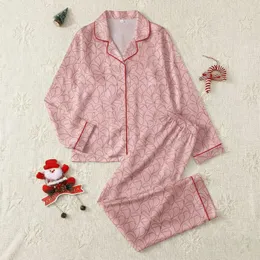 Women's Muted Blush Pink Dusty Rose Minimalist Abstract Organic Petals Satin Pajamas Set