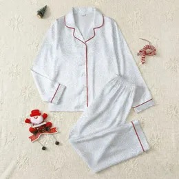 Women's Ethereal Opalescent Floral Pale Pink Lavender Filigree Pattern Satin Pajamas Set