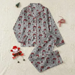 Grumpy Rooster All-Over Design: Sketchy Red & Black Fowl Heads Satin Short-Sleeve Pajamas Set