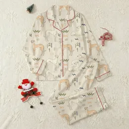 Whippet Owners' Stylized Whippet Dog Geometric Chevron Pattern Pale Cream Fawn Olive Satin Pajamas Set